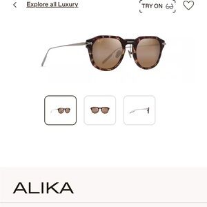 Maui Jim Alika Tortoise Sunglasses